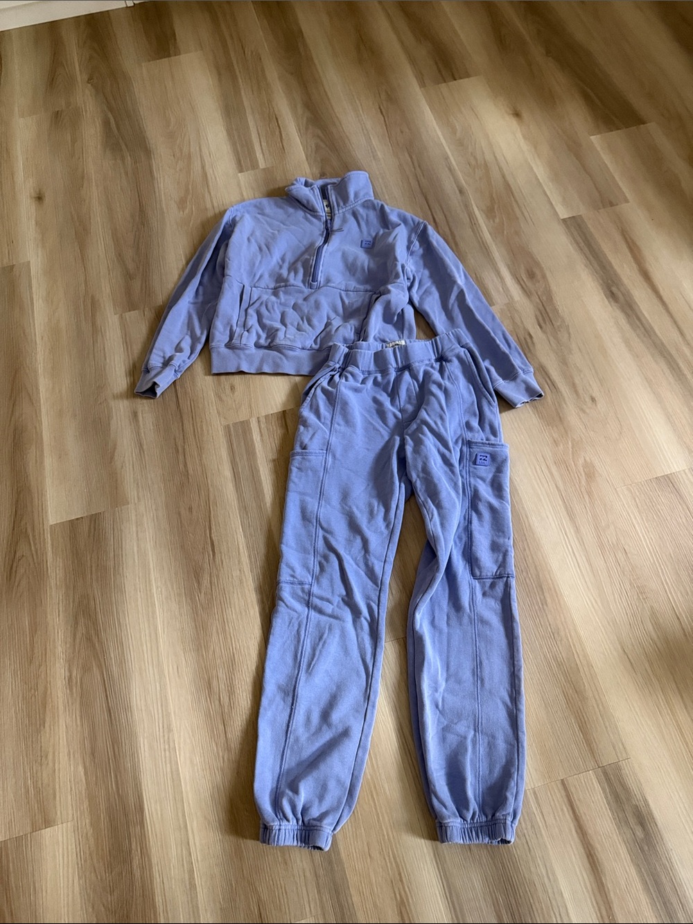 Billabong Lavender Two-Piece Track Set - Pullover & Joggers